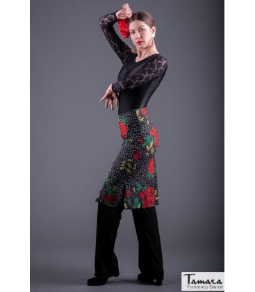faldas flamencas mujer en stock - - Falda-Pantalón Huelva - Punto Elastico