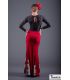 faldas flamencas mujer en stock - Falda Flamenca TAMARA Flamenco - Falda flamenco Zalea - Punto elástico