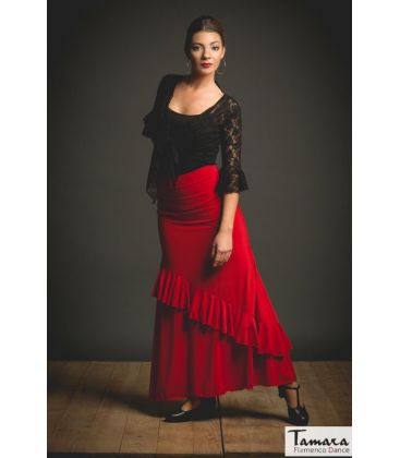 bodycamiseta flamenca mujer en stock - Maillots/Bodys/Camiseta/Top TAMARA Flamenco - Chupita Sahara - Dentelle