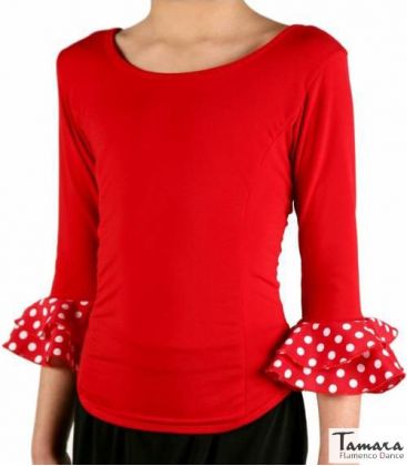 bodyt shirt flamenco girl - Maillots/Bodys/Camiseta/Top TAMARA Flamenco - Lolita T-shirt - Elastic knit