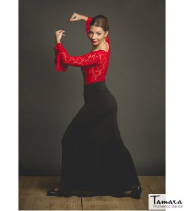 faldas flamencas de nina - - Falda Oliva Niña - Punto elástico