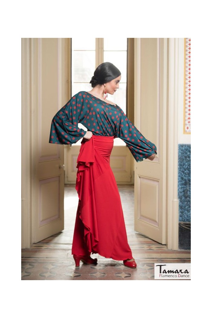  Flamenco skirts for GIRL model Flamenco skirt Casilda girl skirt - Elastic knit 