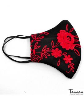 Masque de flamenco Taille M - Homologué Broderie