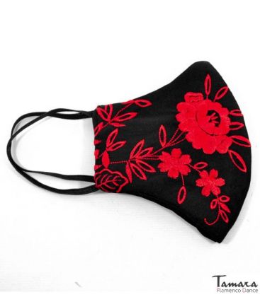 accessoires et souvenirs de flamenco - - Masque de flamenco - Homologué Broderie 1