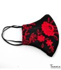 Flamenco mask Size M - Homologated Embroided