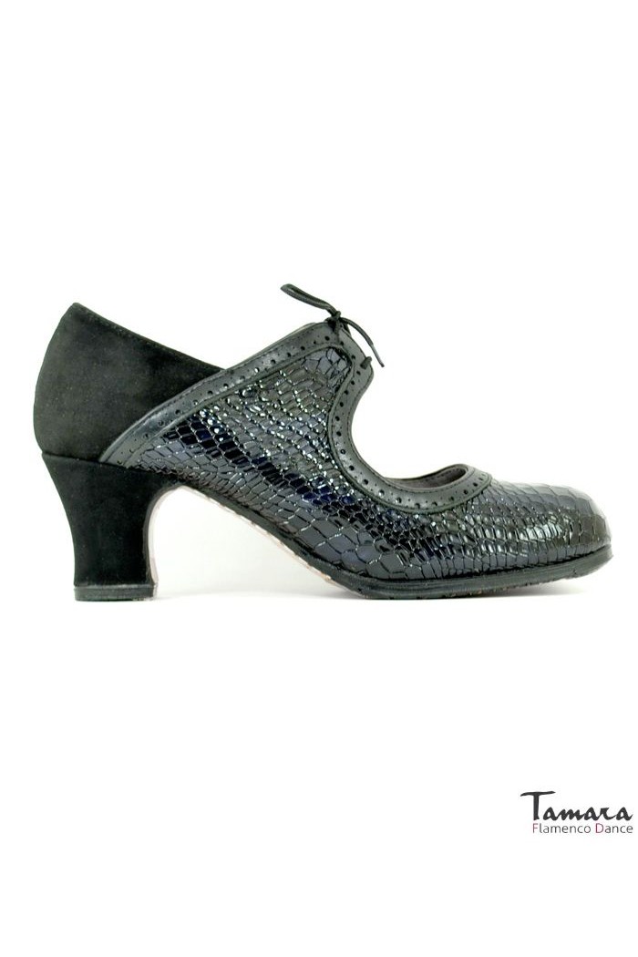 Zapatos de flamenco Profesionales Tamara modelo Zapatos de flamenco Rumba Negro