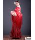 châle flamenco brodé en stock - - Châle Florencia - Brodé ivoire