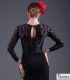 maillots bodys y tops de flamenco de mujer - - Body Tiento - Lycra y encaje