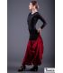 flamenco skirts woman in stock - - Granada with Medium polka dots - Viscose and Koshivo
