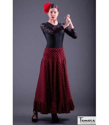 flamenco skirts woman in stock - - Sevillana with Polka dots - Knitted