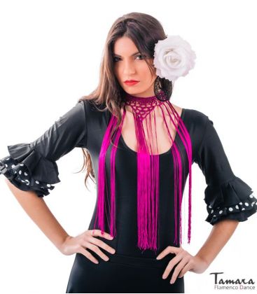 flamenco necklace - - Short necklace with fringes TAMARA