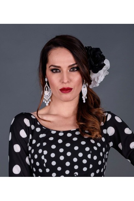 Flamenco earrings model Earrings 38 - Acetate Pistachio