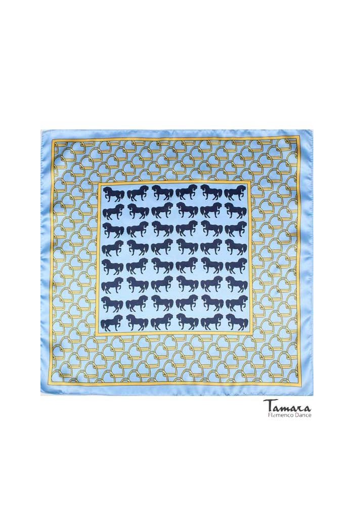  Fajin - Children model Children's sash - Design 8 Light Blue