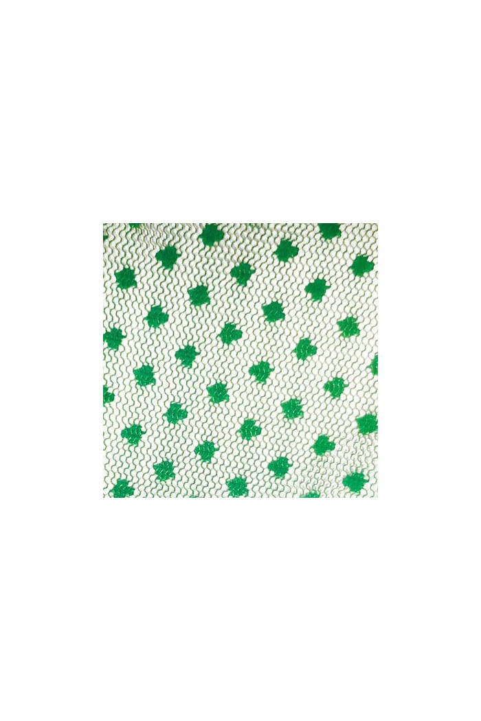 Châle foire uni/imprimé/lacé modèle Châle dame - Plumeti/Dentelle Vert Andalousie