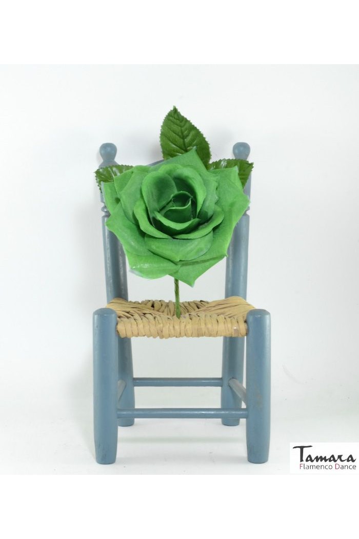 Fleurs de flamenco (pour cheveux) modèle Fleur Flamenca Linda - 10 cm Pistache