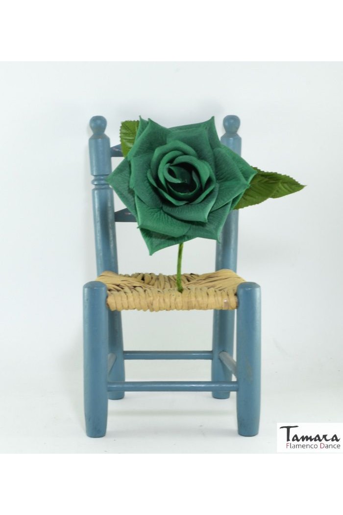 Flores de Flamenca modelo Flor Flamenca Linda - 10 cm Pistacho