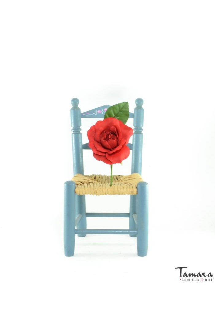 Fleurs de flamenco (pour cheveux) modèle Flamenca Fleur Bombon - 8 cm Rouge