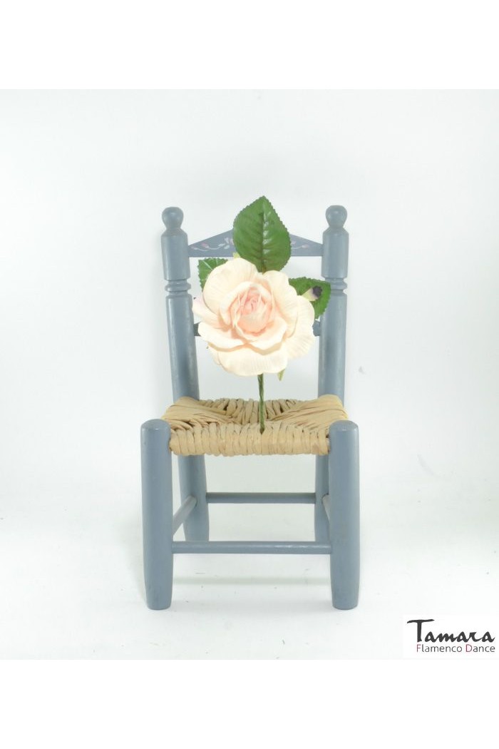 Flores de Flamenca modelo Flor flamenca Bombon - 8 cm Beige