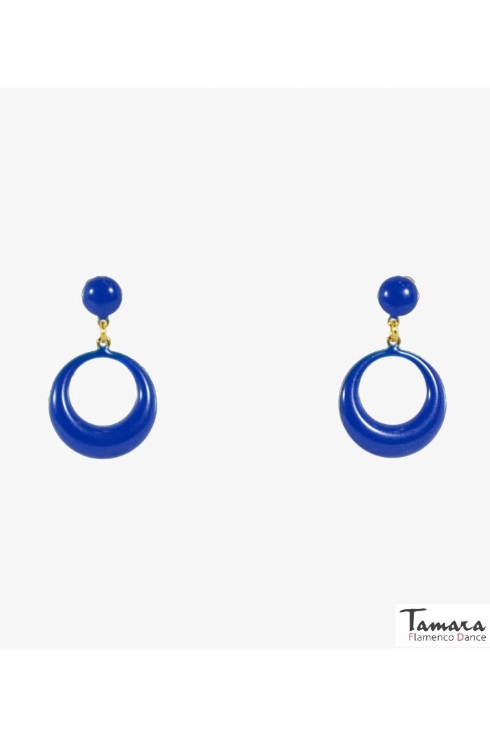  Flamenco earrings model Flamenco ring - Metal 4.7 cm Indigo