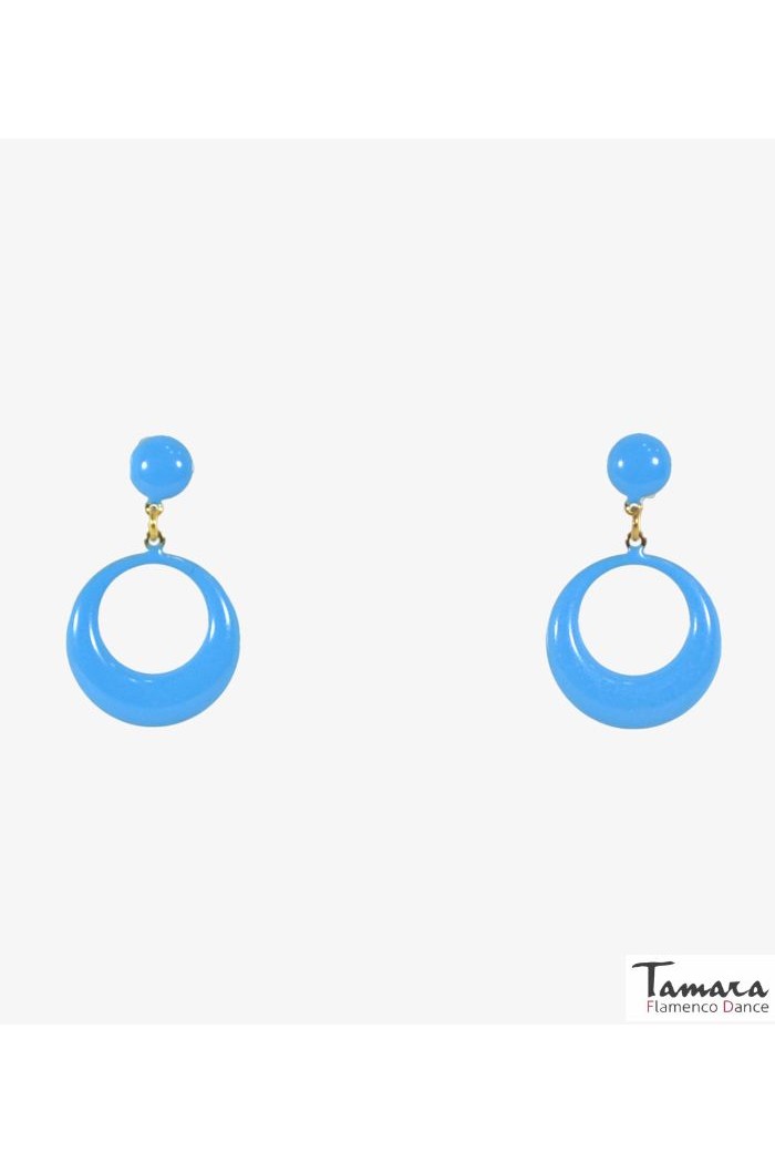  Flamenco earrings model Flamenco ring - Metal 4.7 cm Turquoise