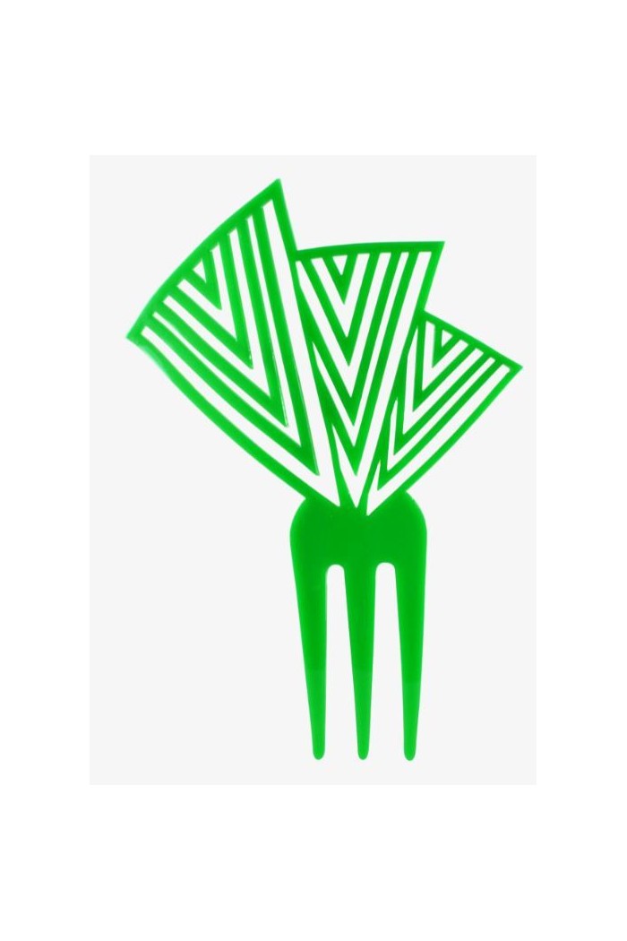  Flamenco Combs model Flamenco Iris Comb - Acetate 13.5 cm Light Blue