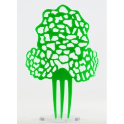 Peignes flamenco modèle Peigne Clavel flamenco - Acétate 19 cm Vert Andalousie