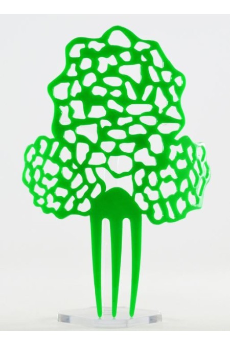 Flamenco Combs model Flamenco Clavel Comb - Acetate 19 cm Andalusian green