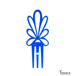 Peignes flamenco modèle Peigne Flamenco Cala - Acétate 21 cm Indigo