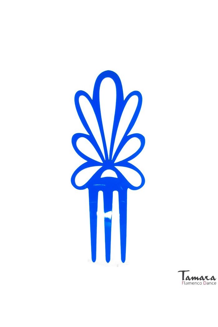  Flamenco Combs model Flamenco Cala comb - Acetate 21 cm Indigo