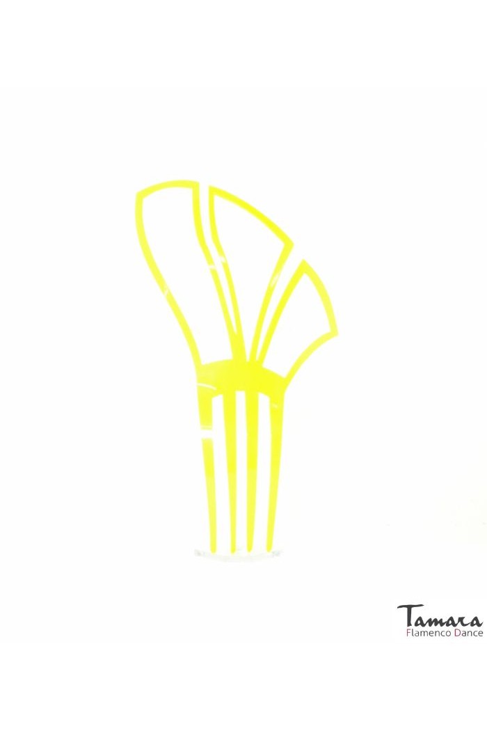  Flamenco Combs model Comb Hortensia - Acetate 13 cm Yellow