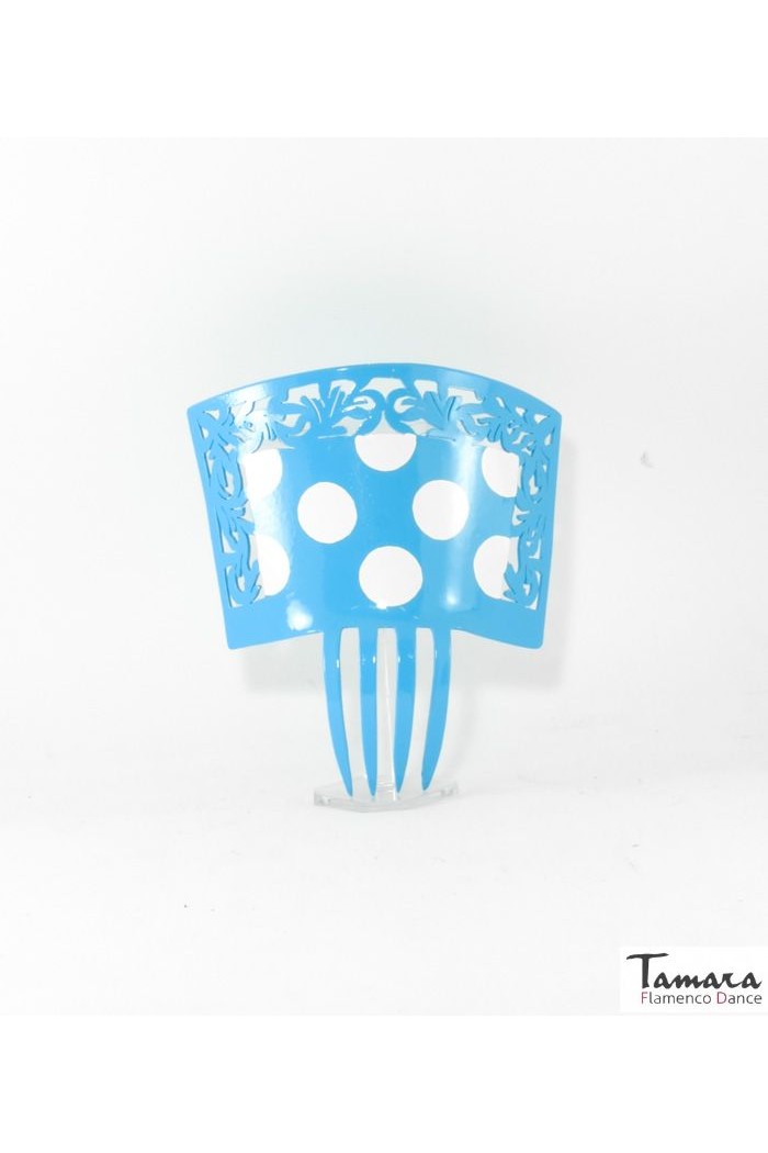 Peignes flamenco modèle Peigne Peint à la main - Acétate 15 cm Jaune oeuf