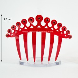 Peinetas de flamenca modelo Peinecillo Madroño - Nácar Nacar Morado