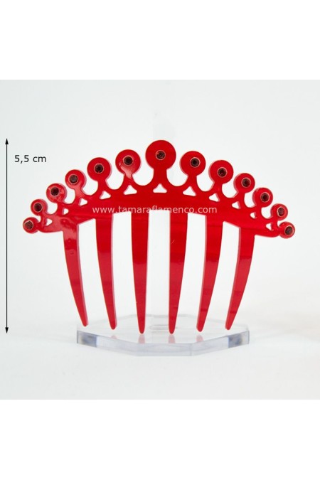 Peinetas de flamenca modelo Peinecillo Madroño - Nácar Nacar Morado