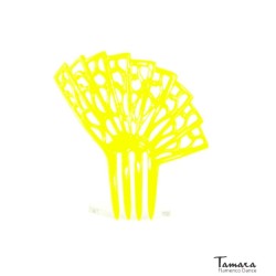 Peignes flamenco modèle Peigne flamenco Albahaca - Plastique 9.5 cm Turquoise