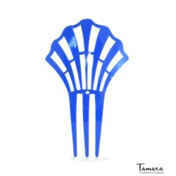 Peignes flamenco modèle Peigne Ambrosia - Acétate 18 cm Rouge terre