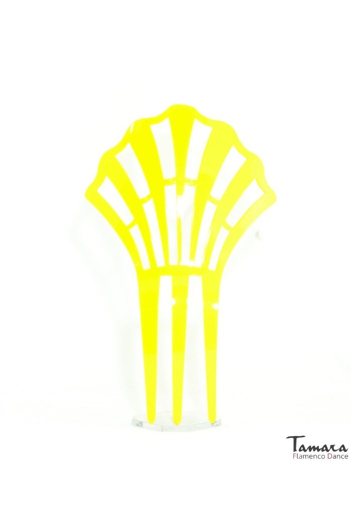  Flamenco Combs model Comb Ambrosia - Acetate 18 cm Lime p