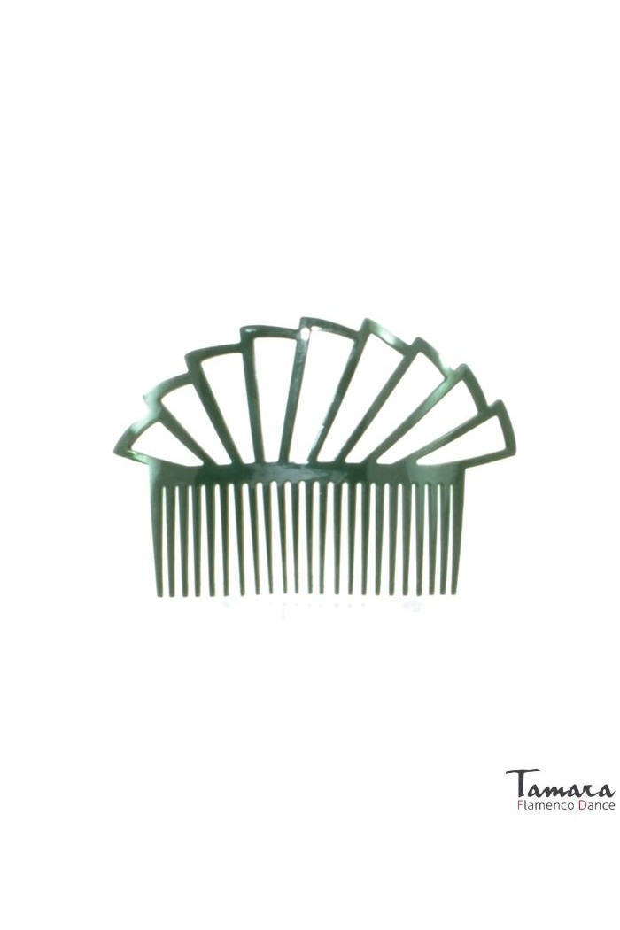 Peinetas de flamenca modelo Peinecillo Arrayan - Acetato 6.5 cm Verde Andalucia