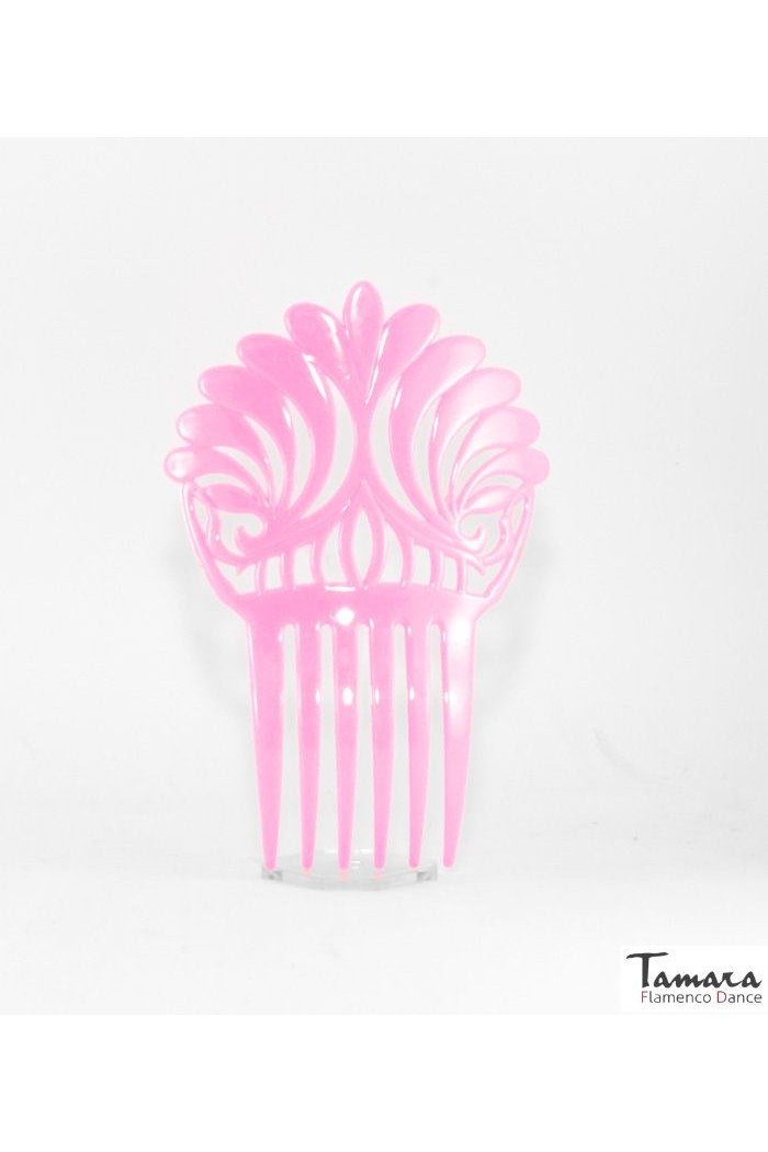 Peignes flamenco modèle Peigne Azafran - Plastique 17 cm Rose