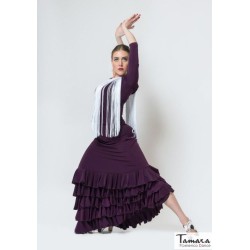 Faldas flamencas MUJER modelo Falda flamenco Zagala - Punto elástico Negro