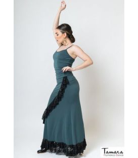 flamenco skirts for woman - Falda Flamenca DaveDans - Serrania overskirt - Elastic knit and lace