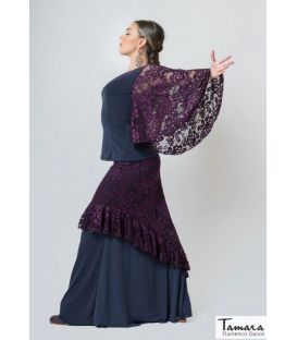 flamenco skirts for woman - Falda Flamenca DaveDans - Trianera - Elastic Knit and Lace