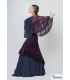 jupes de flamenco femme sur demande - - Trianera - Tricot stretch et dentelle