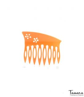 flamenco combs in stock - - Small Comb Hand painted - Flexible Plastic 4 cm