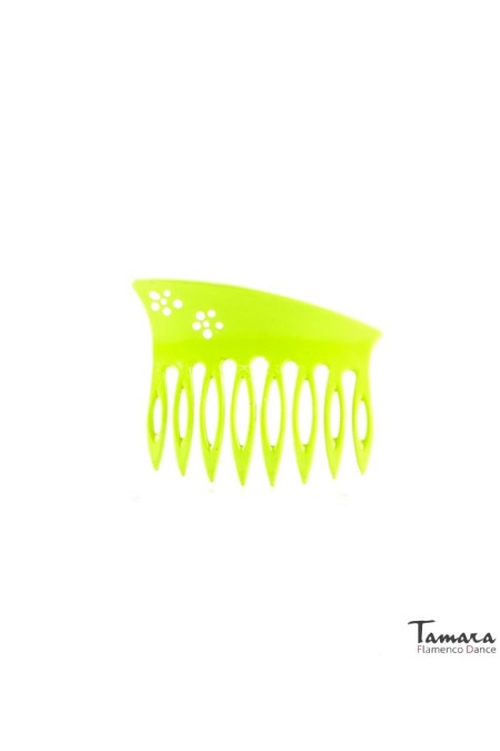 Peinetas de flamenca modelo Peinecillo Pintado a mano niña - Pasta 4 cm Pistacho