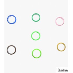 Pulseras flamencas modelo Pulsera de aro grande - Diametro cm Blanco