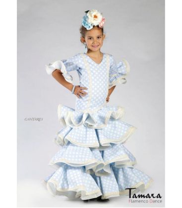 traje flamenca infantil en stock envío inmediato - Vestido de flamenca TAMARA Flamenco - Traje de flamenca Cantares niña