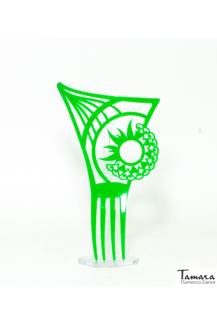 Peinetas de flamenca modelo Peina flamenca Sol - Acetato 14 cm Celeste