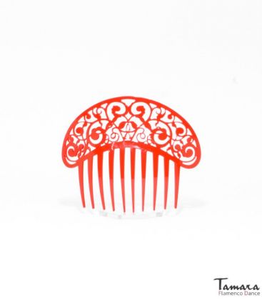 flamenco combs customisable - - Comb Peonia - Acetate 9 cm