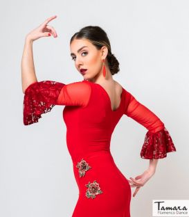 maillots bodys flamenco tops for woman - Maillots/Bodys/Camiseta/Top Dave Dans - Body Carmela - Elastic knit