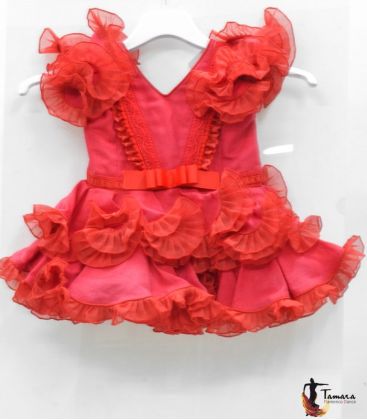 flamenco dresses for children in stock immediate delivery - - Flamenca dress Claudia girl